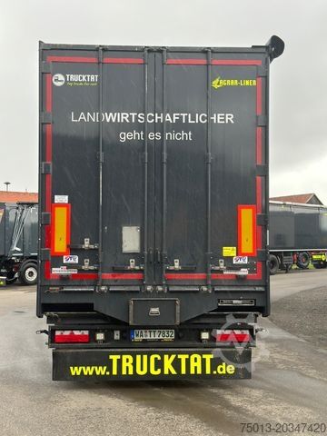 Walking floor semitrailer  H&W AGRAR 72 cbm,Lift-u. Lenkachse,Kornschieber