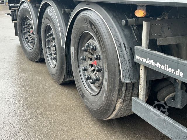 Walking floor semitrailer H&W AGRAR 72 cbm,Lift-u. Lenkachse,Kornschieber