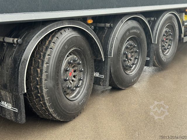Walking floor semitrailer H&W AGRAR 72 cbm,Lift-u. Lenkachse,Kornschieber
