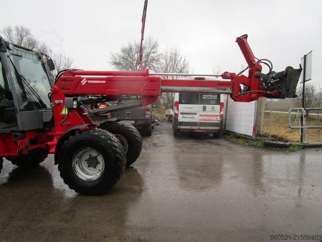 Hoflader Weidemann 3070 CX80 - NEUE Schaufel + neue Palettengabel