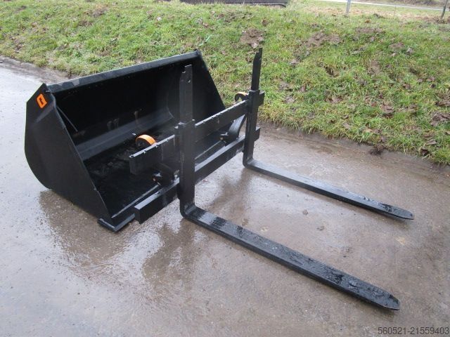 Hoflader Weidemann 3070 CX80 - NEUE Schaufel + neue Palettengabel