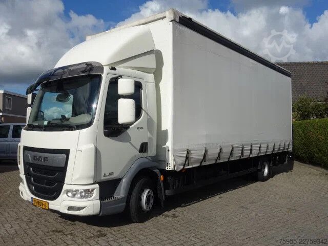 Sliding tarpaulin DAF LF 210 SCHUIFZEILBOX 7.21METER ALULIFT