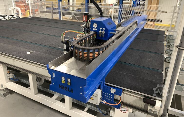 Glass cutting desk Hegla Galactic 3728 ES cutting line