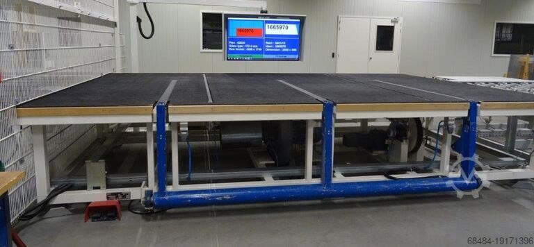 Glass cutting desk Hegla Galactic 3728 ES cutting line