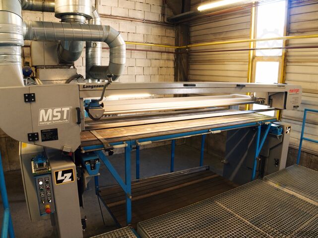 Langbandschleifmaschine Langzauner LZG-M-I SY Sonder
