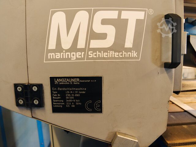Langbandschleifmaschine Langzauner LZG-M-I SY Sonder