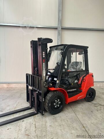 Electric 4-wheel forklift EP EFL35 Pro + Fingertip + Waage