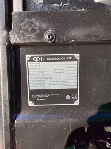 Electric 4-wheel forklift EP EFL35 Pro + Fingertip + Waage