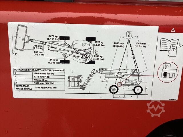 Articulated Boom Manitou 160 ATJ+