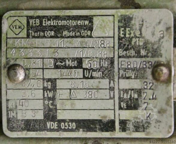 Staubabsauggeblase 3,6 kW Rippert EX Geschützt