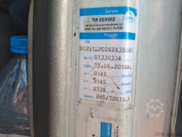 Chassis with cab IVECO ML150E21 EUROCARGO