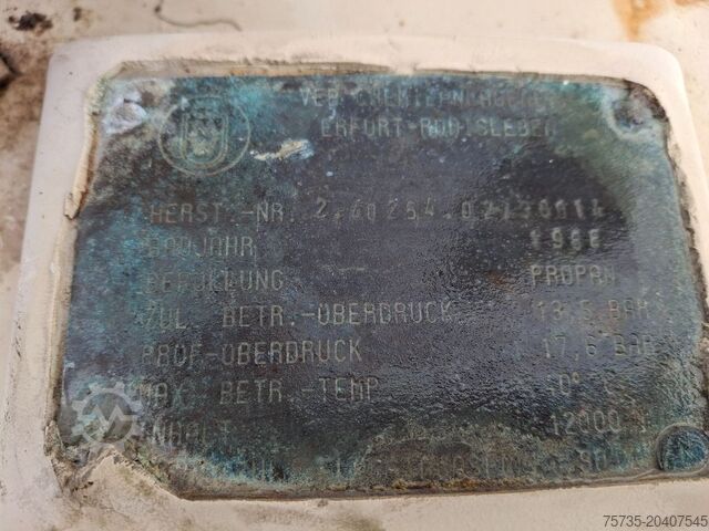 Kraftstofftank LPG / GAS GASTANK 12000 LITER