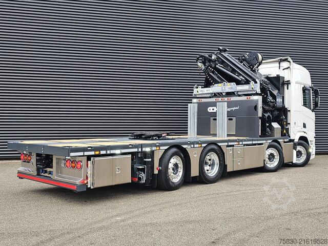 Standard-SZM Scania R590 V8 / 8x2 / HMF 9520 + JIB + LIER / TREKKER...