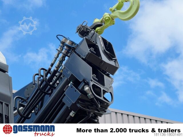 Kipper LKW MAN TGS 33.430 6x6 BB CH mit Kran Hiab X-HiDuo 228