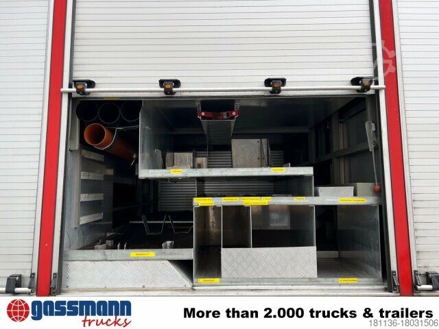 Feuerwehrfahrzeug Mercedes-Benz 1219 AF 4x4, Rüstwagen, Seilwinde, Stromaggregat