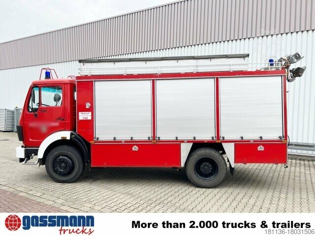 Feuerwehrfahrzeug Mercedes-Benz 1219 AF 4x4, Rüstwagen, Seilwinde, Stromaggregat