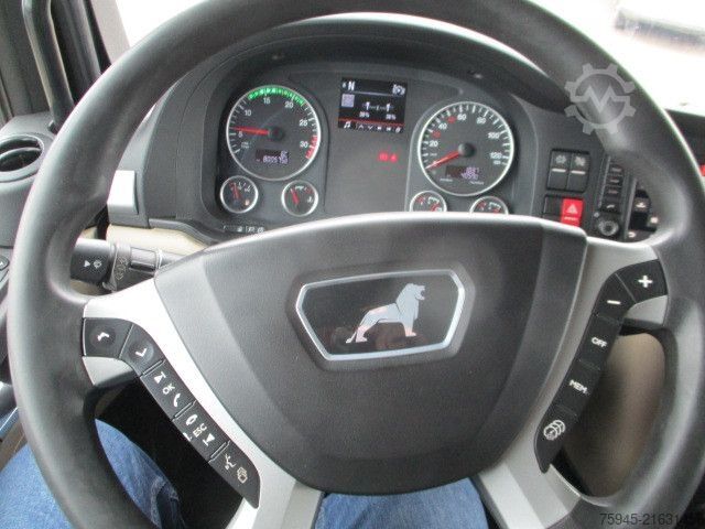 Flatbed truck with tarp MAN TGM 18.320, LBW, Luft-Luft, TÜV 04/2026