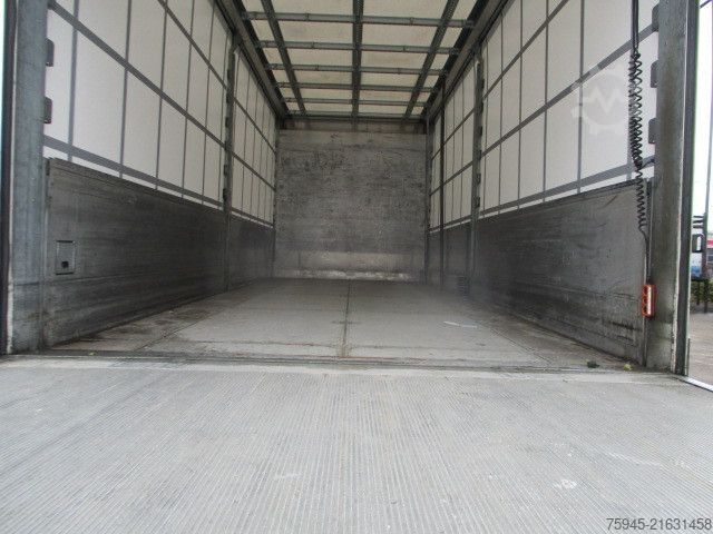 Flatbed truck with tarp MAN TGM 18.320, LBW, Luft-Luft, TÜV 04/2026