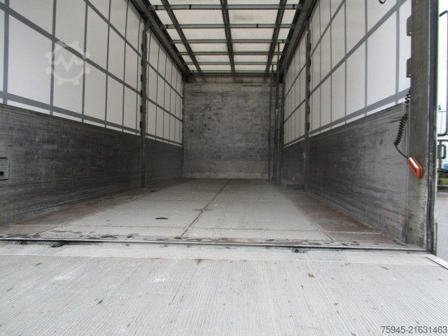 Flatbed truck with tarp MAN TGM 18.320, LBW, Luft-Luft, TÜV 04/2026