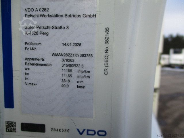 Flatbed truck with tarp MAN TGM 18.320, LBW, Luft-Luft, TÜV 04/2026