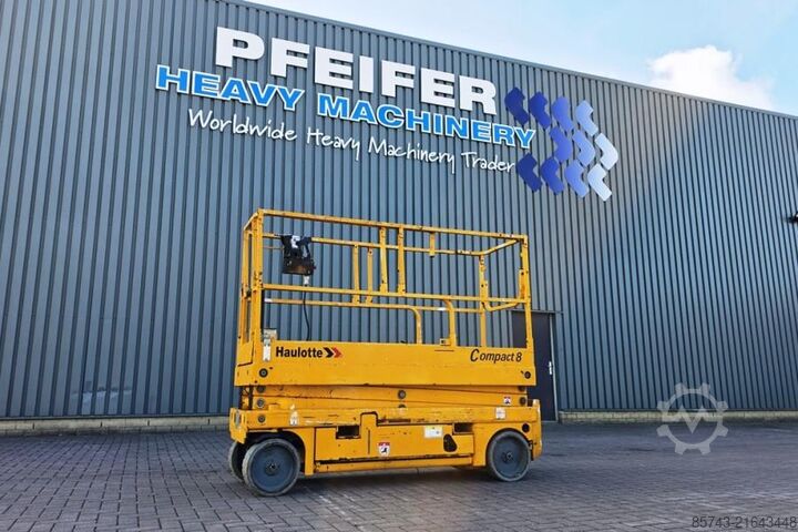 Scissor lift Haulotte Compact 8 Electric, 8.2m Working Height, 350kg Cap