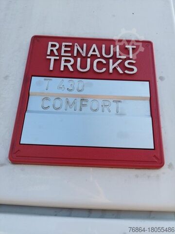 Swap body truck RENAULT T430 BDF-WECHSELFAHRGESTELL, 4X2 LL, EURO6, VEB+