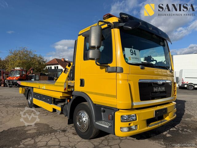 Abschleppwagen MAN TGL 12.220/Schiebeplateau/Hubbrille/Seil