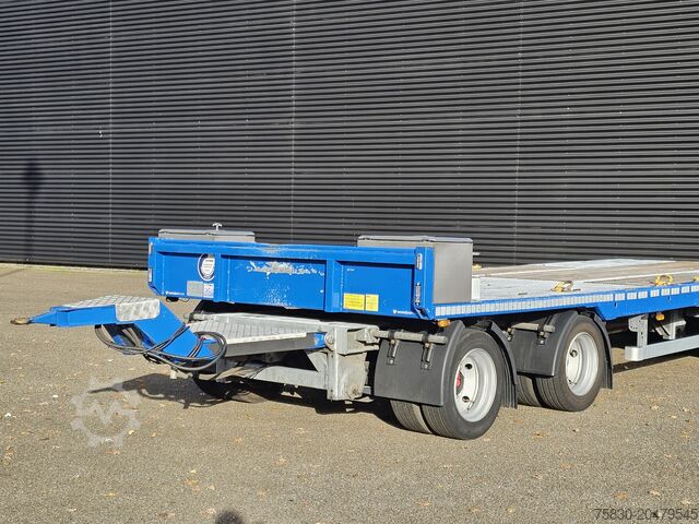 Low loader Noyens A4 KR 44 / 4 AXLE 32.000 KG / OPRIJ - MACHINE T...