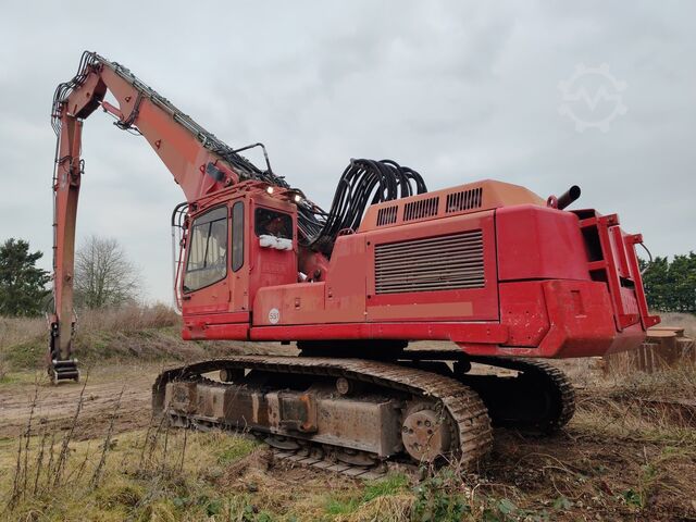 Abbruchbagger Liebherr R 954 B with long demolition boom (28m), standard boom and bucket