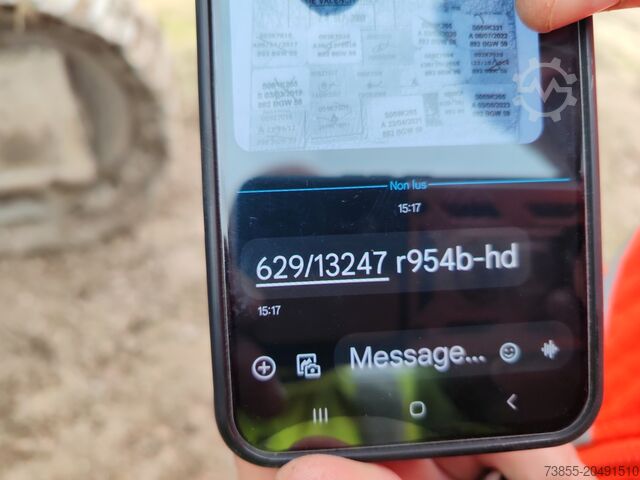 Abbruchbagger Liebherr R 954 B with long demolition boom (28m), standard boom and bucket