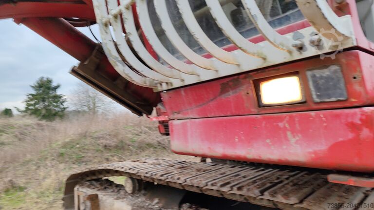 Abbruchbagger Liebherr R 954 B with long demolition boom (28m), standard boom and bucket