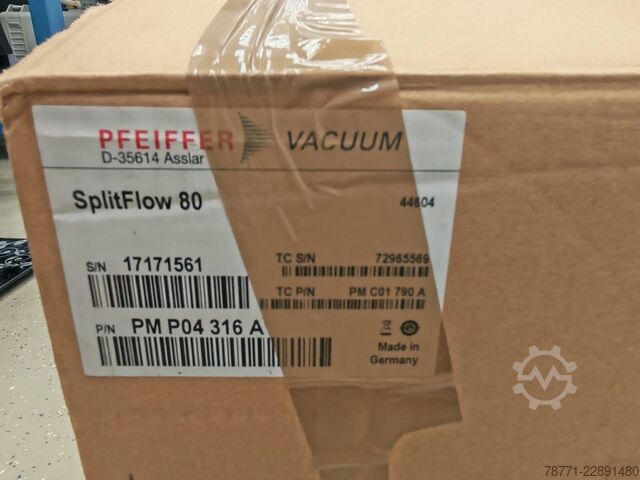 Turbomolecular vacuum pump Pfeiffer SplitFlow 80 + TC110 controller