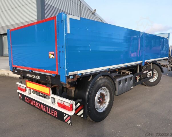 Trailer with open flatbed Schwarzmüller T-Serie