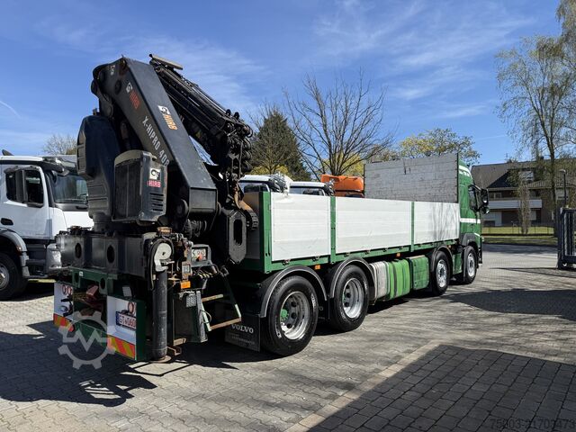 Truck mounted crane Volvo FM500 8X4 Kran Hiab 408 Jib bis 30 Meter