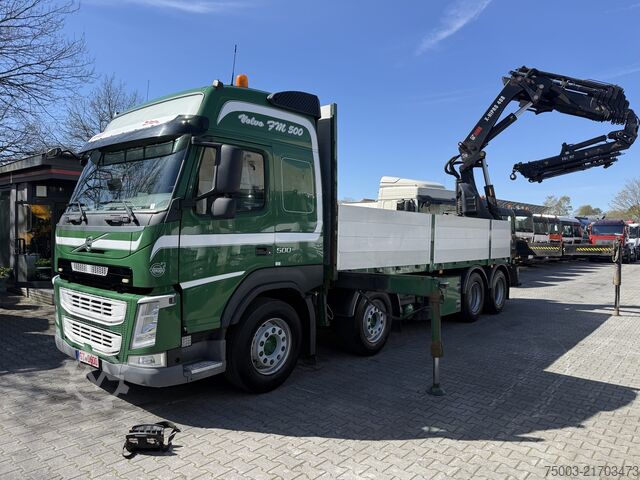 Truck mounted crane Volvo FM500 8X4 Kran Hiab 408 Jib bis 30 Meter