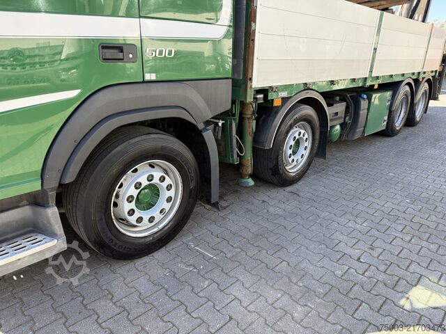 Truck mounted crane Volvo FM500 8X4 Kran Hiab 408 Jib bis 30 Meter