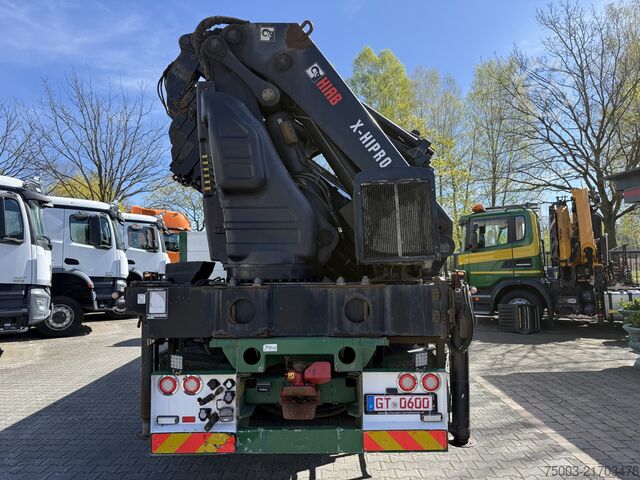 Flatbed truck Volvo FM500 8X4 Kran Hiab 408 Jib bis 30 Meter