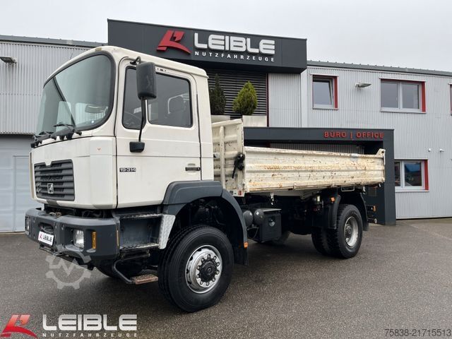 Three-sided tipper truck MAN F2000*19-314 FAK*4x4*Meiller*AP-Achsen*176tkm*