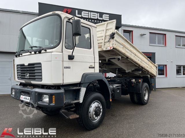 Three-sided tipper truck MAN F2000*19-314 FAK*4x4*Meiller*AP-Achsen*176tkm*