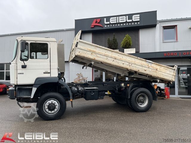 Three-sided tipper truck MAN F2000*19-314 FAK*4x4*Meiller*AP-Achsen*176tkm*