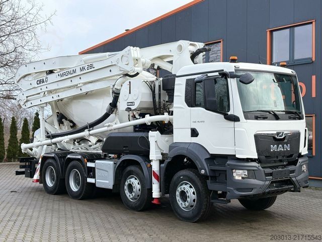 Concrete pump truck MAN TGS 41.470 8x4 EURO6 PUMI CIFA MAGNUM MK28L