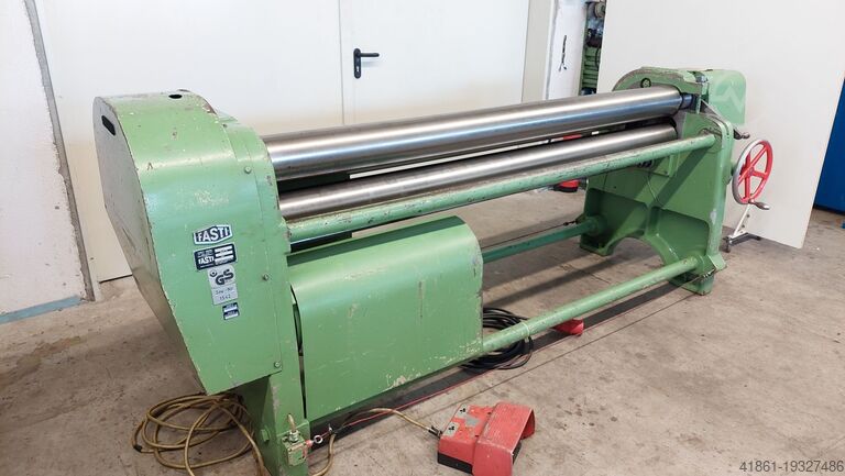 Mot. Dreiwalzen-Blechrundbiegemaschine FASTI 108/20/4