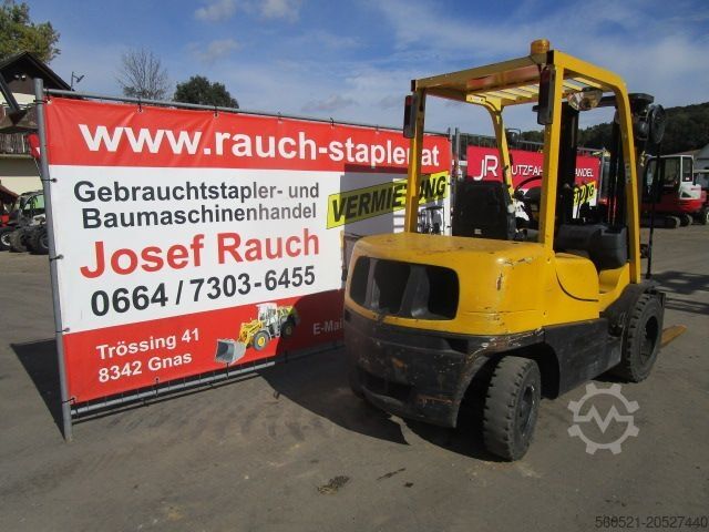 Diesel Forklift Hyster 3 Ton.- Triplex-Freihub 4,8m - Seitenschieber