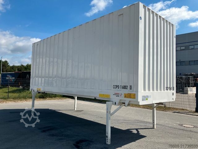 Swap body trailer KRONE Wechselbrücke Koffer