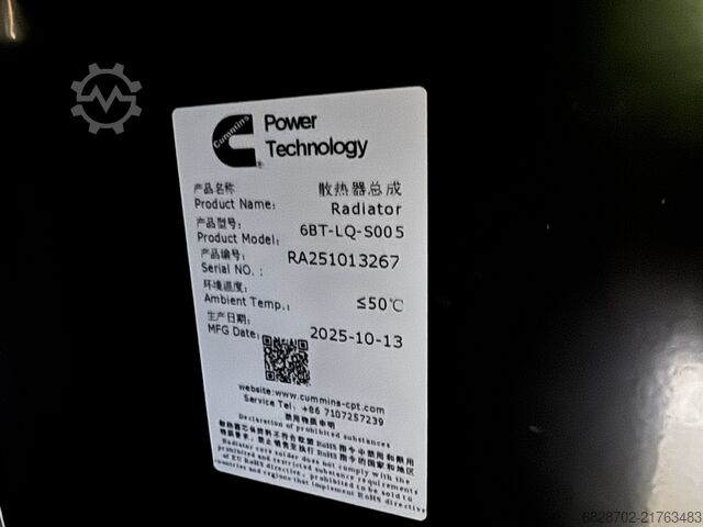 Generator Cummins 6BT5.9-G2 Generator 110KVA