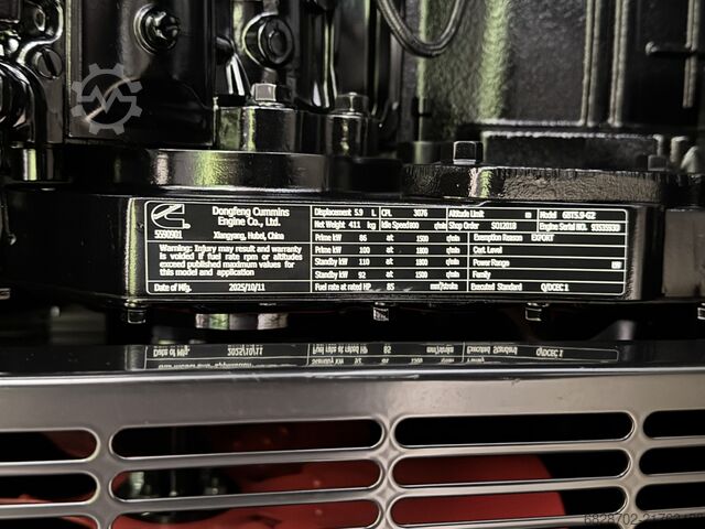 Generator Cummins 6BT5.9-G2 Generator 110KVA