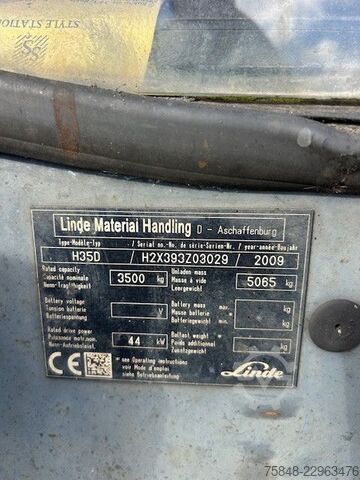 Front loader forklift LINDE Linde H35D