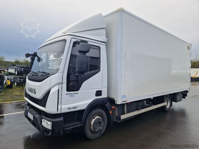 Box van IVECO Eurocargo 75E190 Luft, LBW,