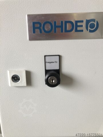 Chamber furnace 1300°C, 60 liters, exhaust hood ROHDE LS 60/13 mit Bentrup Regler