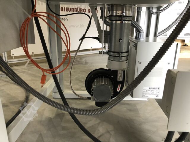 Chamber furnace 1300°C, 60 liters, exhaust hood ROHDE LS 60/13 mit Bentrup Regler